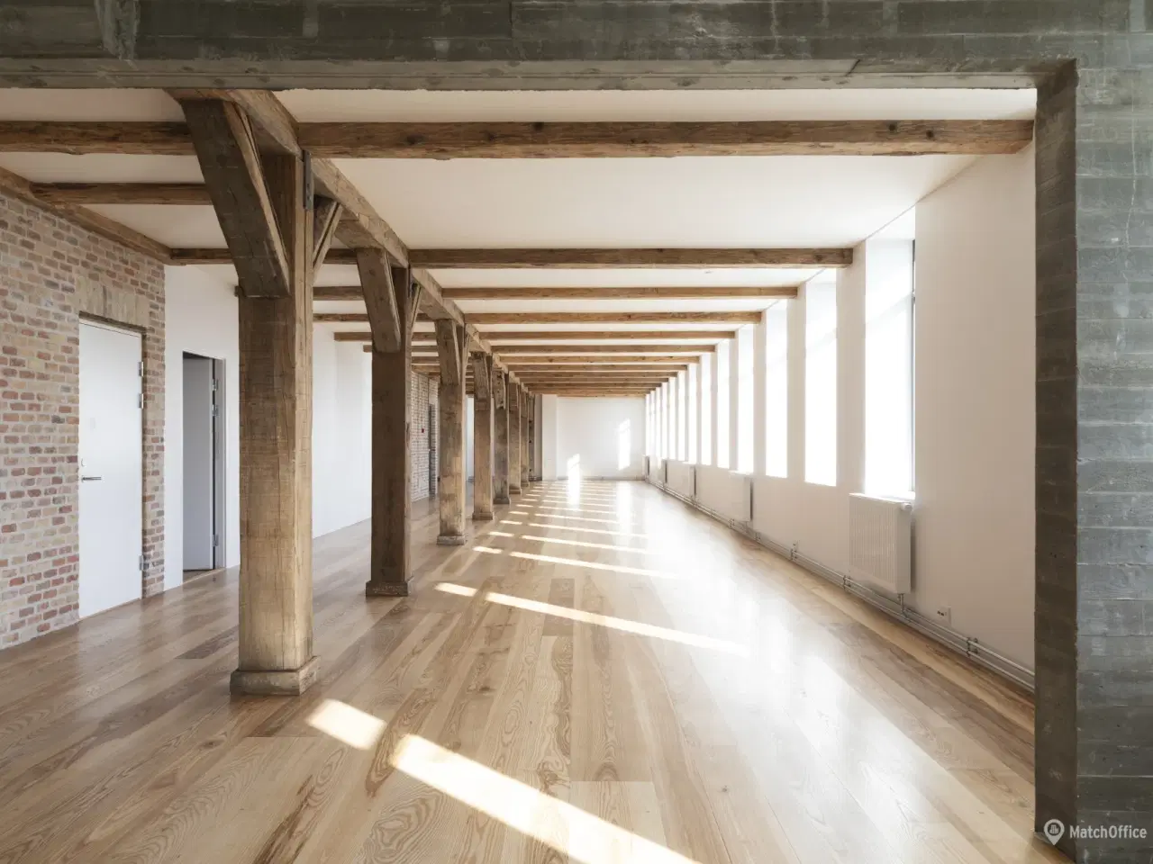 Billede 2 - Historisk og enestående: 1. sal i Kuglegårdens Artilleriværksted Øst