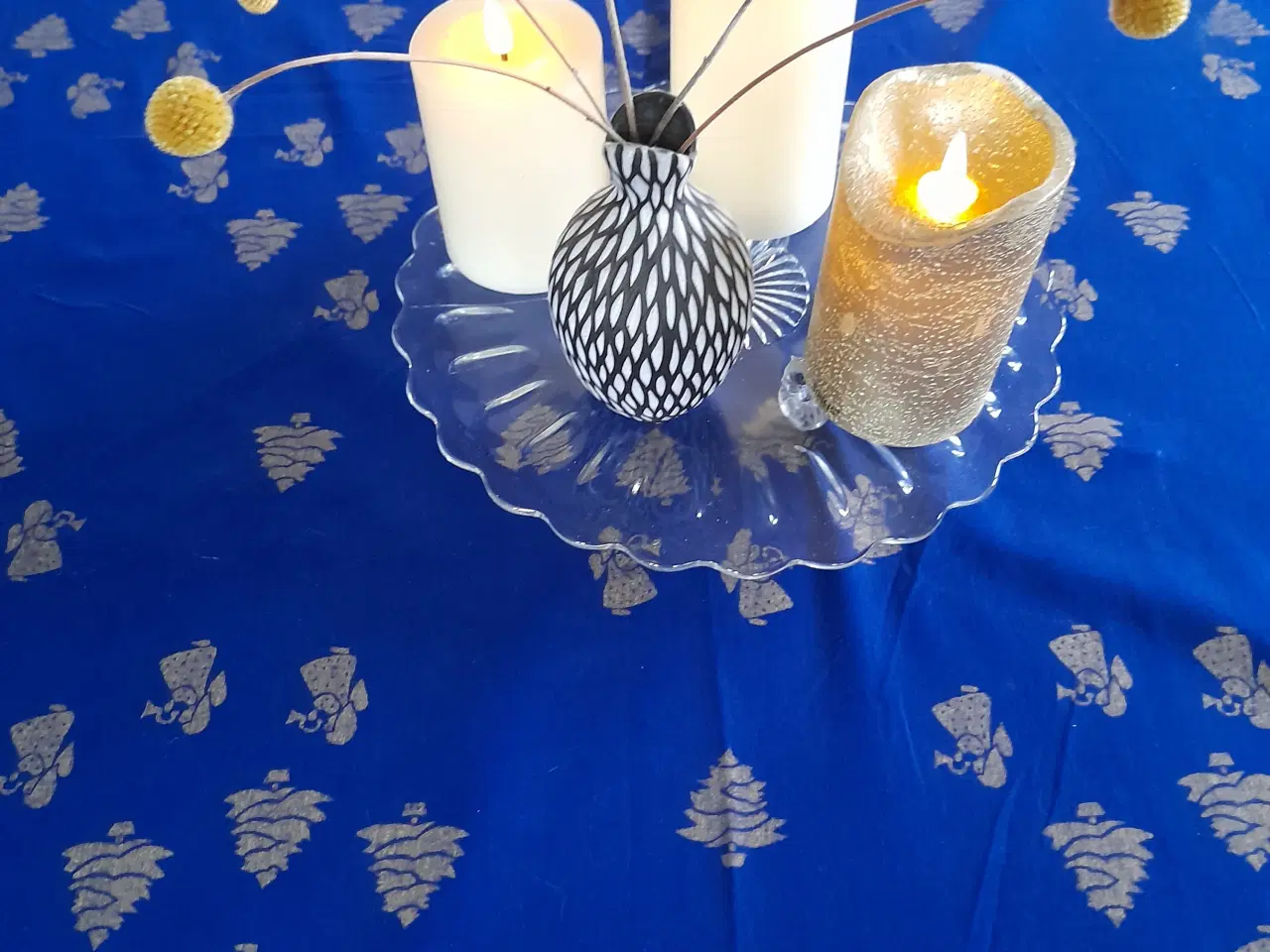 Billede 2 - Stor juledug med engle ( 210 x 125)