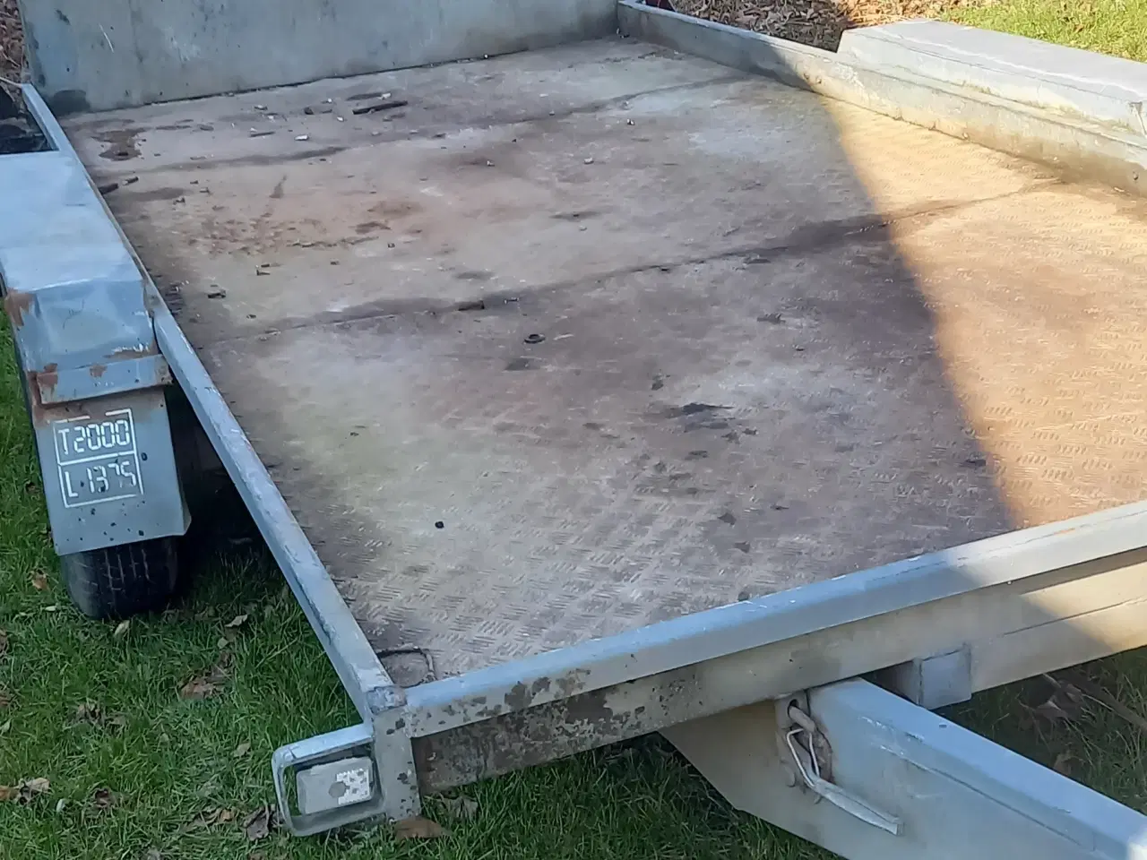 Billede 1 - Auto-Maskintrailer med alu-bund, for maskinkørsel