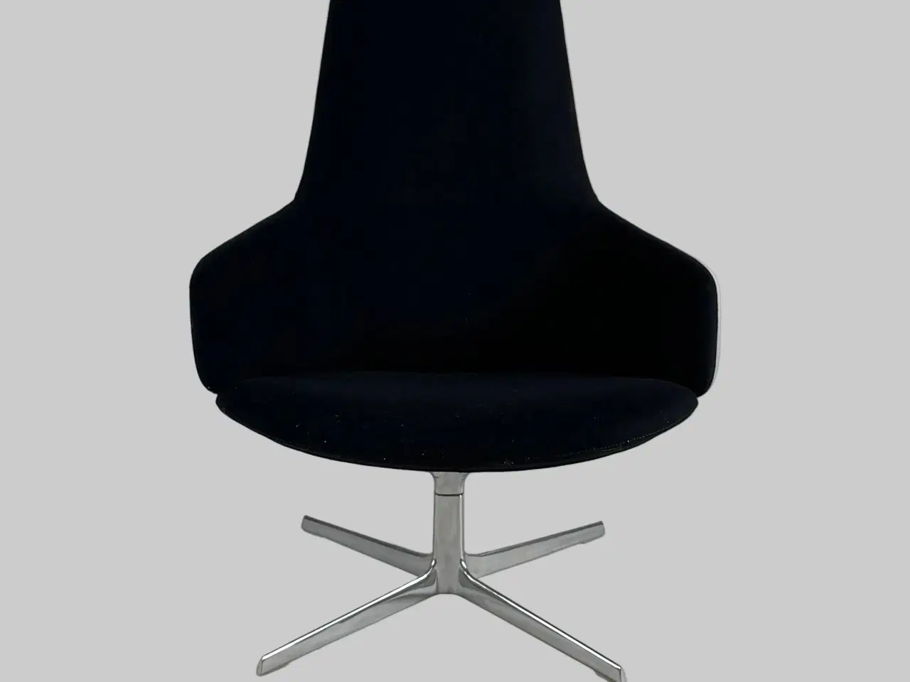 Billede 3 - Arper Aston Loungestol – Sort/Krom Stel