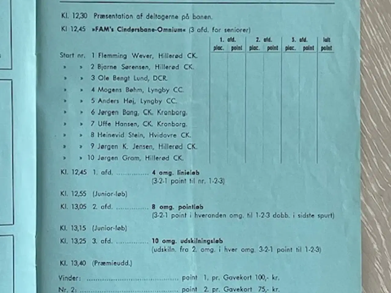 Billede 13 - Gamle speedway programmer 