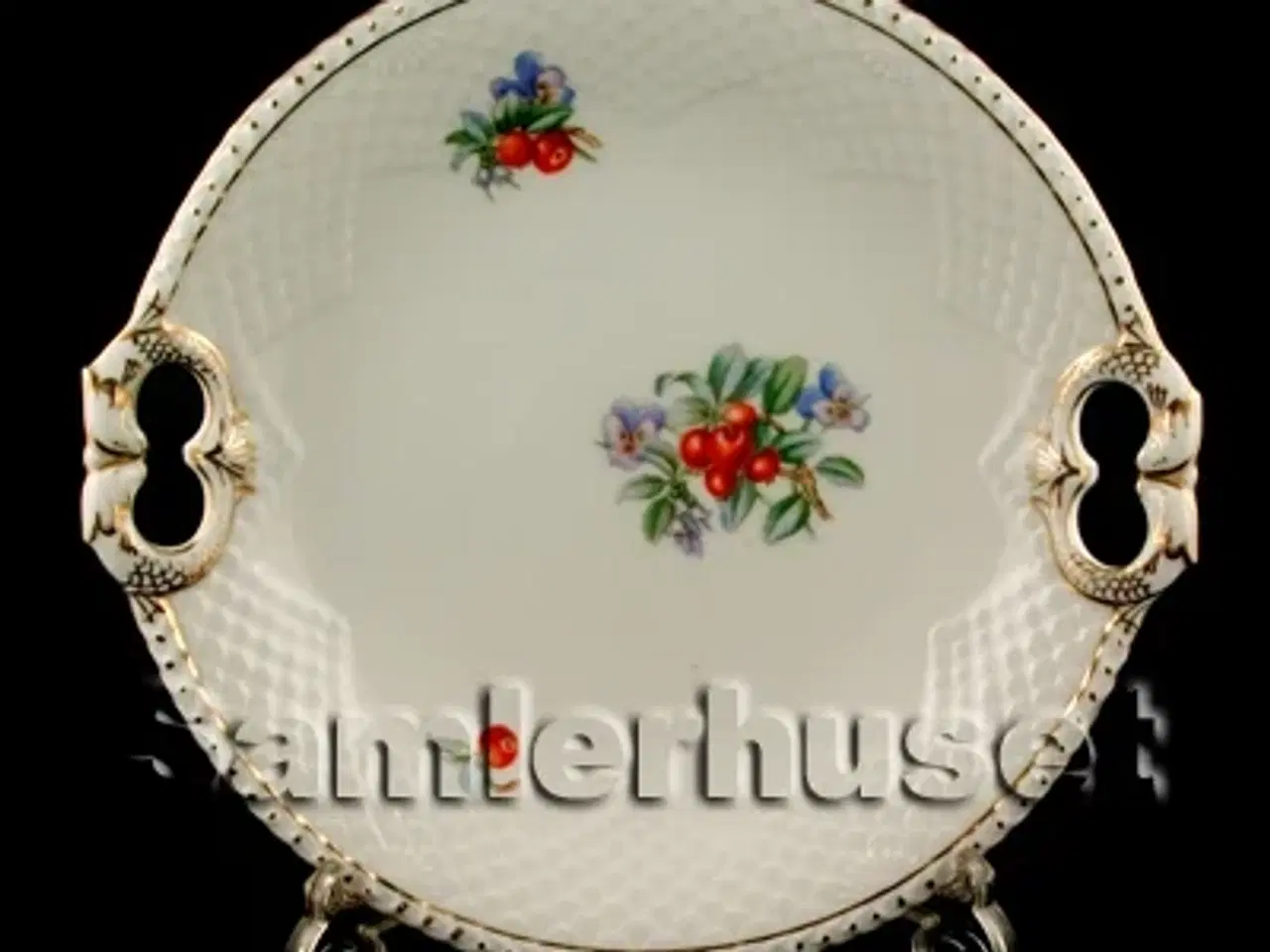 Billede 1 - Ægir Kagefad Rundt 25 cm.