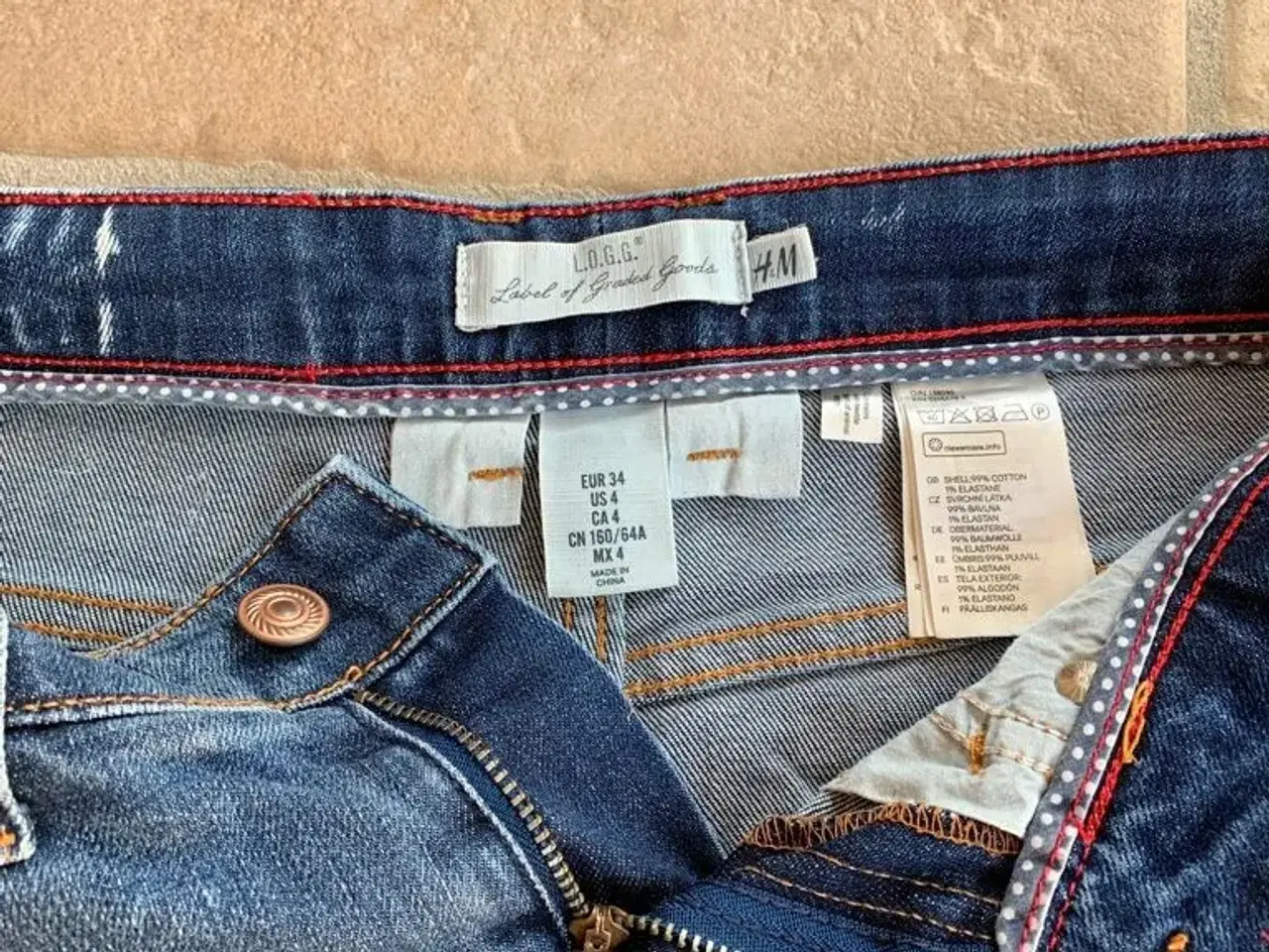 Billede 3 - H&M denim nederdel str. 34