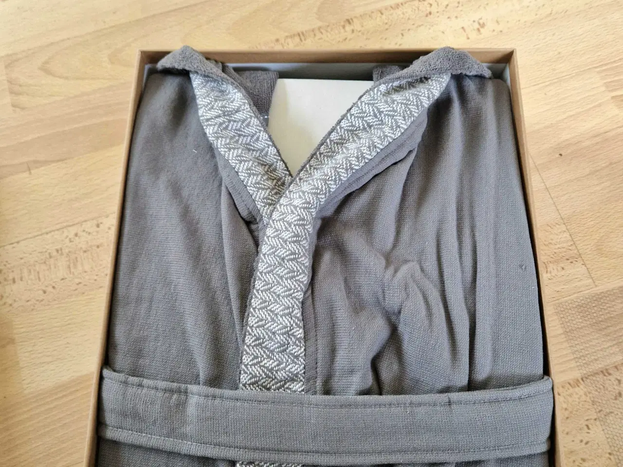 Billede 1 - Herre badekåbe I økologisk bomuld 