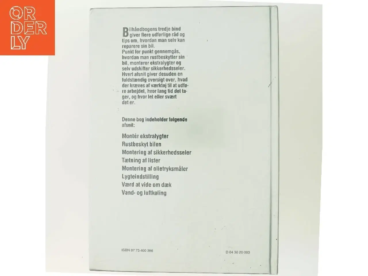Billede 3 - Bilhåndbogen af <Bogserien har flere bind og ser ud til at være skrevet af en eller flere eksperter inden for bilvedligeholdelse< (Bog