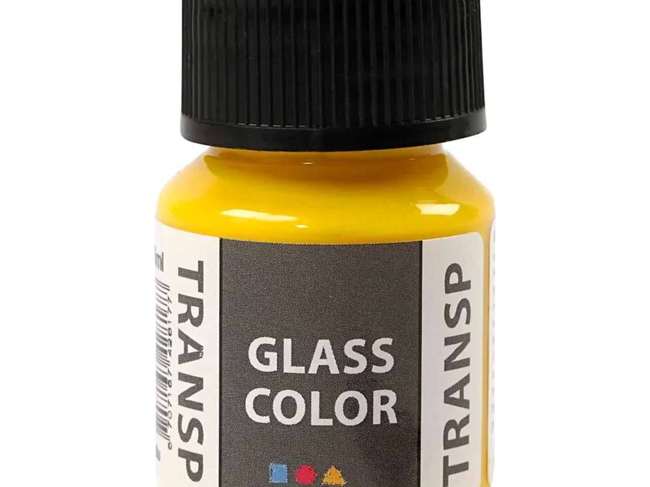 Billede 1 - Citrongul Glasfarve - 30 ml Vandbaseret Maling