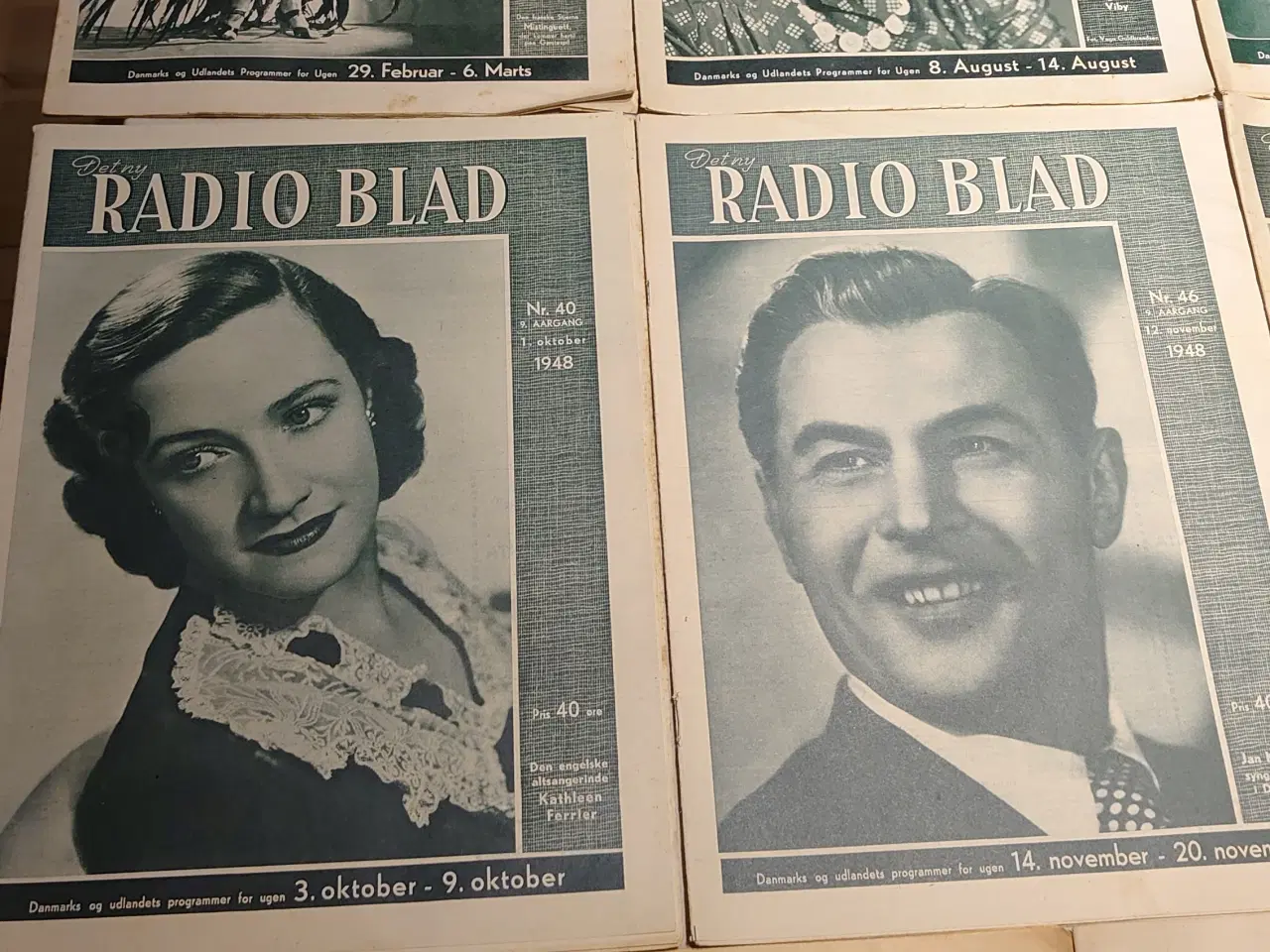 Billede 2 - 11stk "Det ny Radio Blad",senere Se og Hør.1946-50