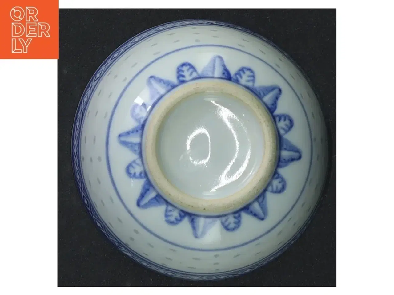 Billede 3 - Blå og hvid porcelænsskål (str. Ø 10 cm)