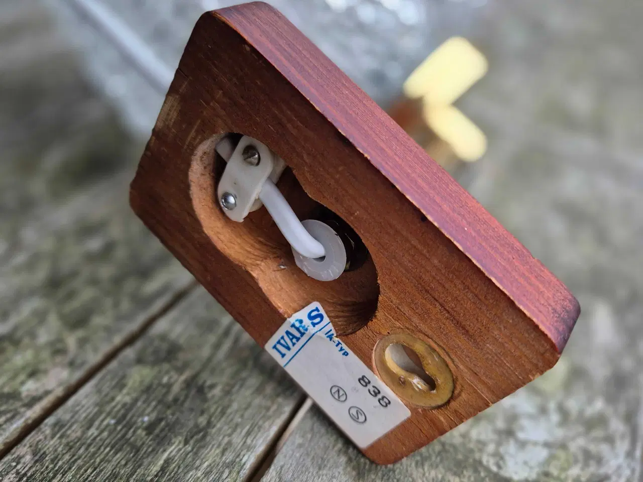 Billede 10 - Svensk væglampe med glaskuppel 