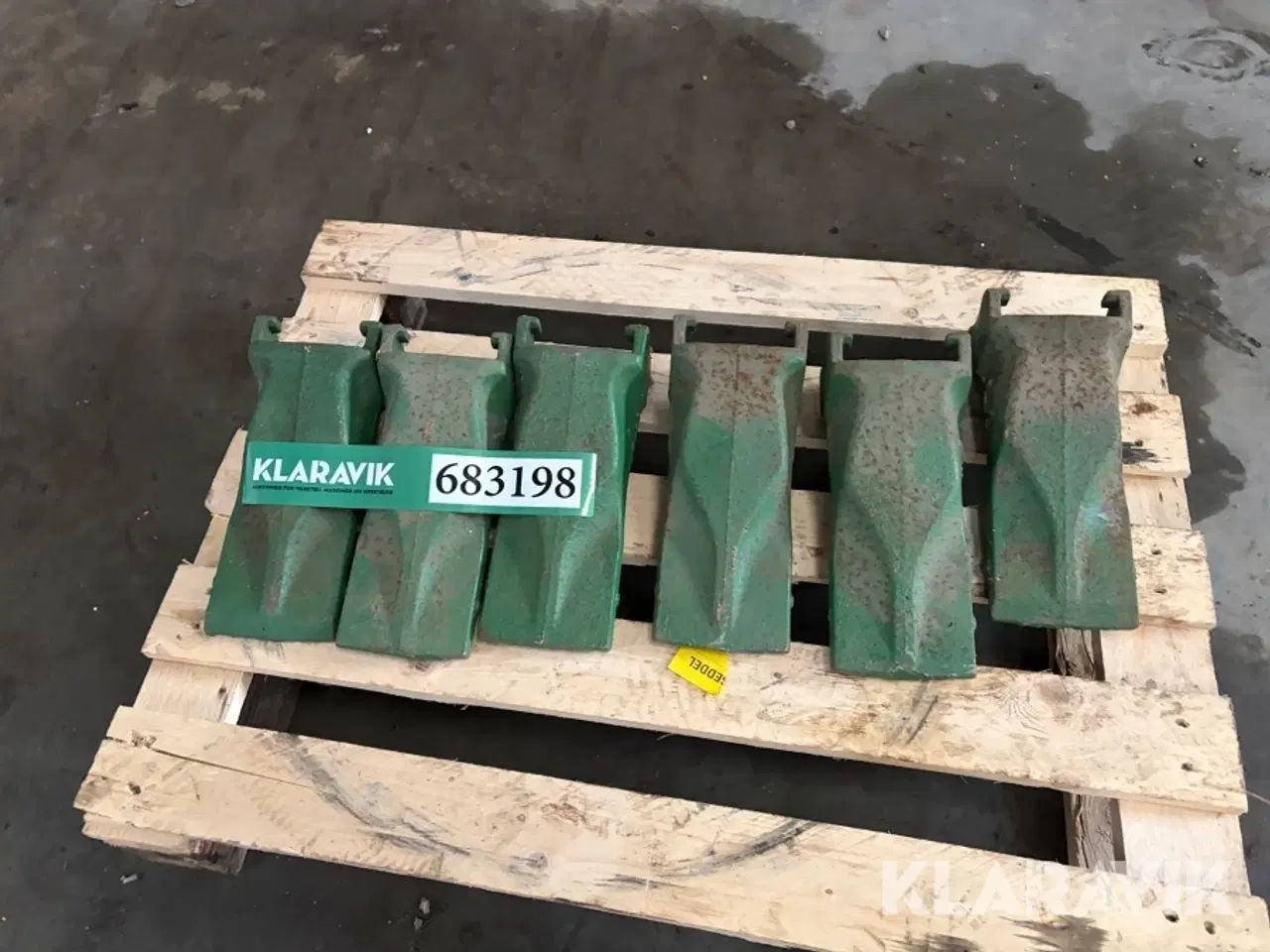 Billede 8 - Tænder til skovl 6 styk