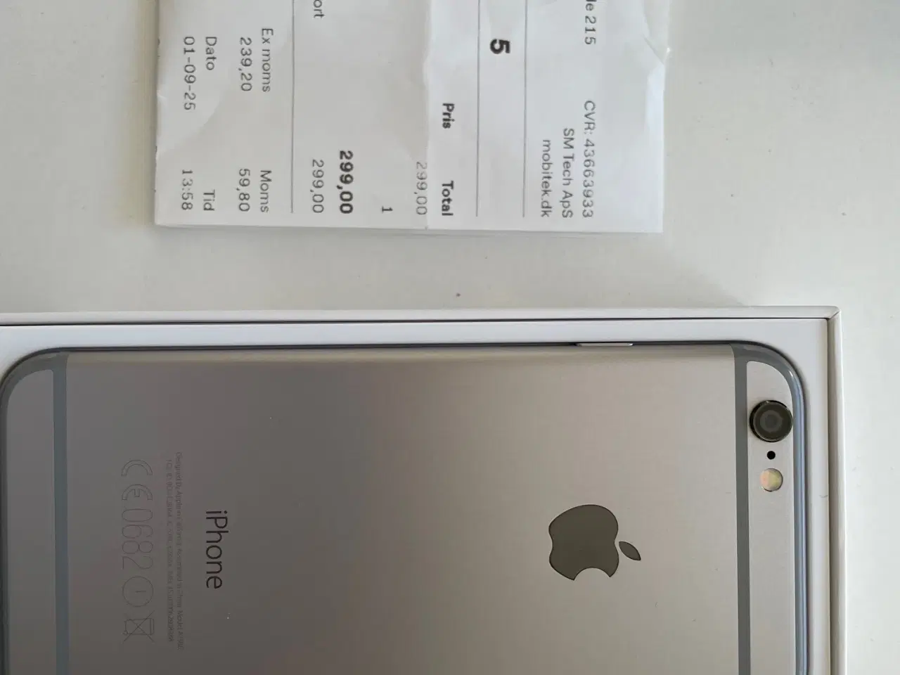 Billede 2 - iPhone 6 med helt nyt batteri, ingen brugsspor