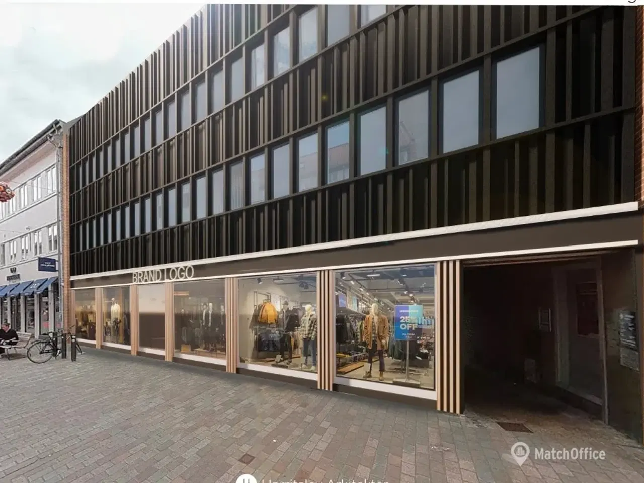 Billede 1 - Butik. kontor. klinik - med bedste beliggenhed - i alt 193 kvm