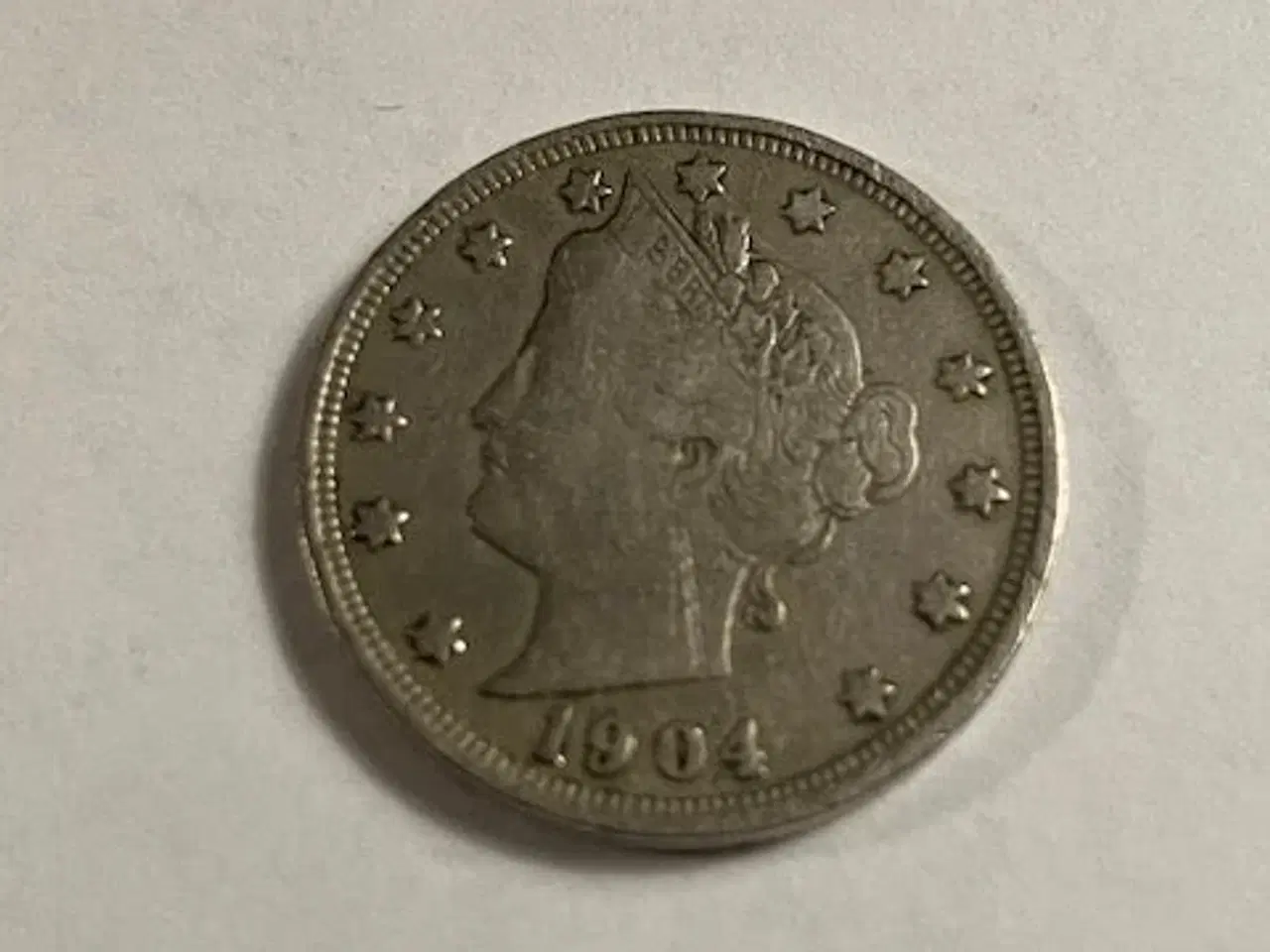 Billede 1 - Five Cents 1904 USA