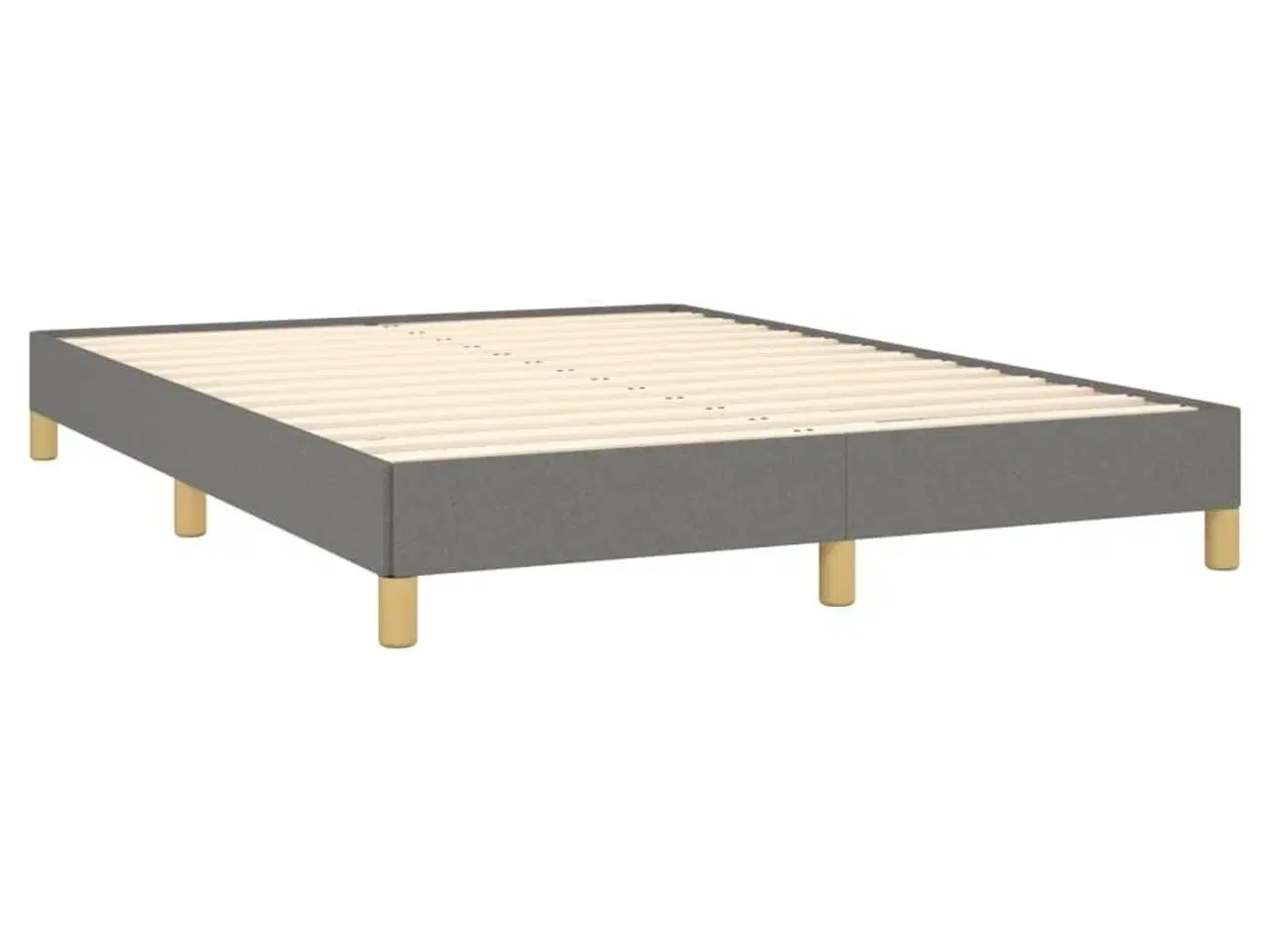 Billede 4 - Sengeramme uden madras 140x200 cm stof mørkegrå