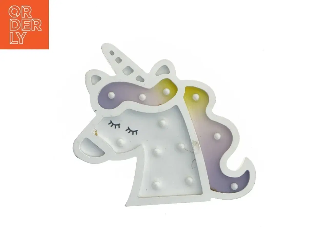 Billede 1 - Unicorn LED lampe (str. 25x20 cm)