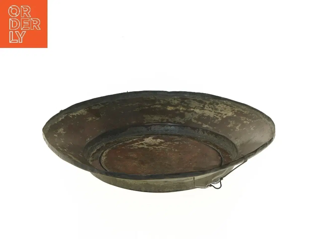 Billede 2 - Antik kobber skål (str. Ø 34 cm)