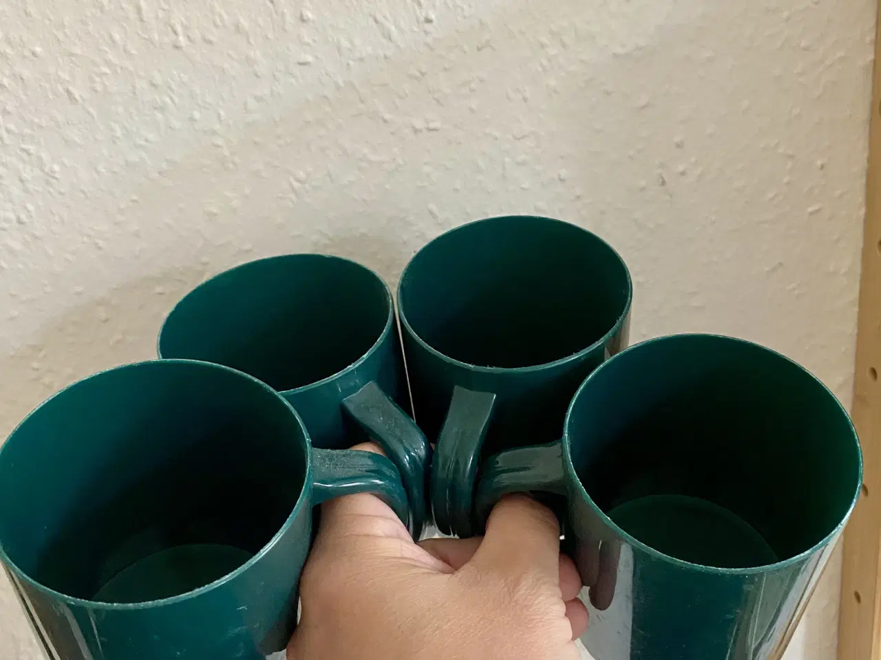 Billede 3 - 4 grønne plast kopper