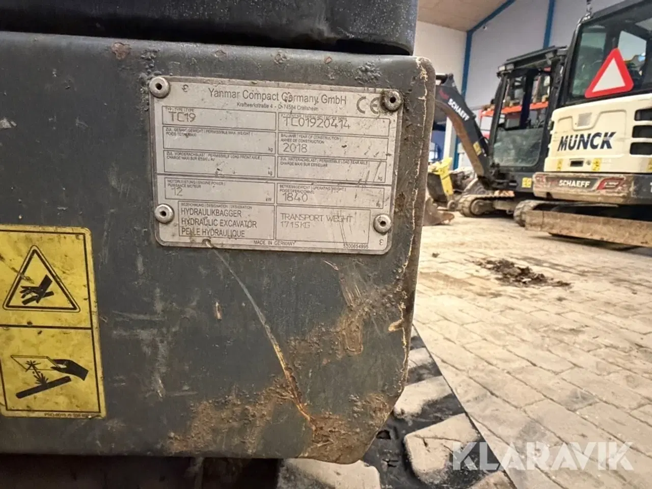 Billede 7 - Gravemaskine Schaeff Yanmar TC19
