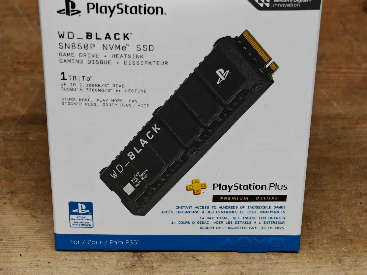 Billede 1 - Western Digital M.2 SSD til PS5 1TB