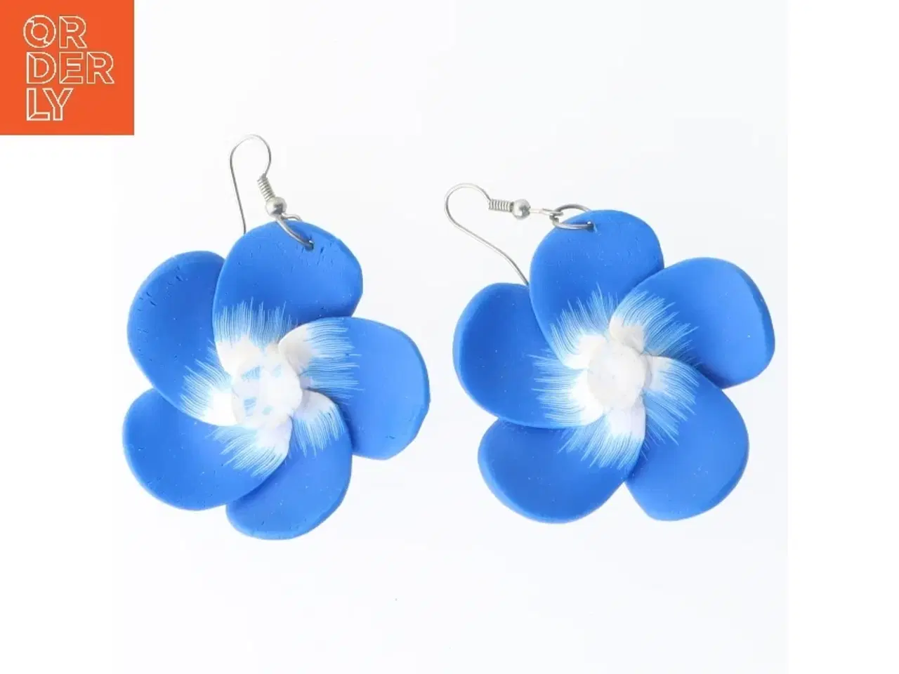 Billede 3 - Blomsterformede øreringe (str. Ø 5 cm)