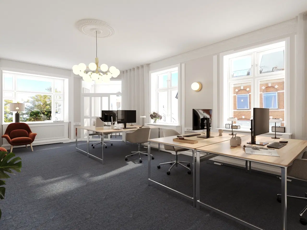 Billede 8 - Unikt og herskabeligt kontorlejemål med synlig placering