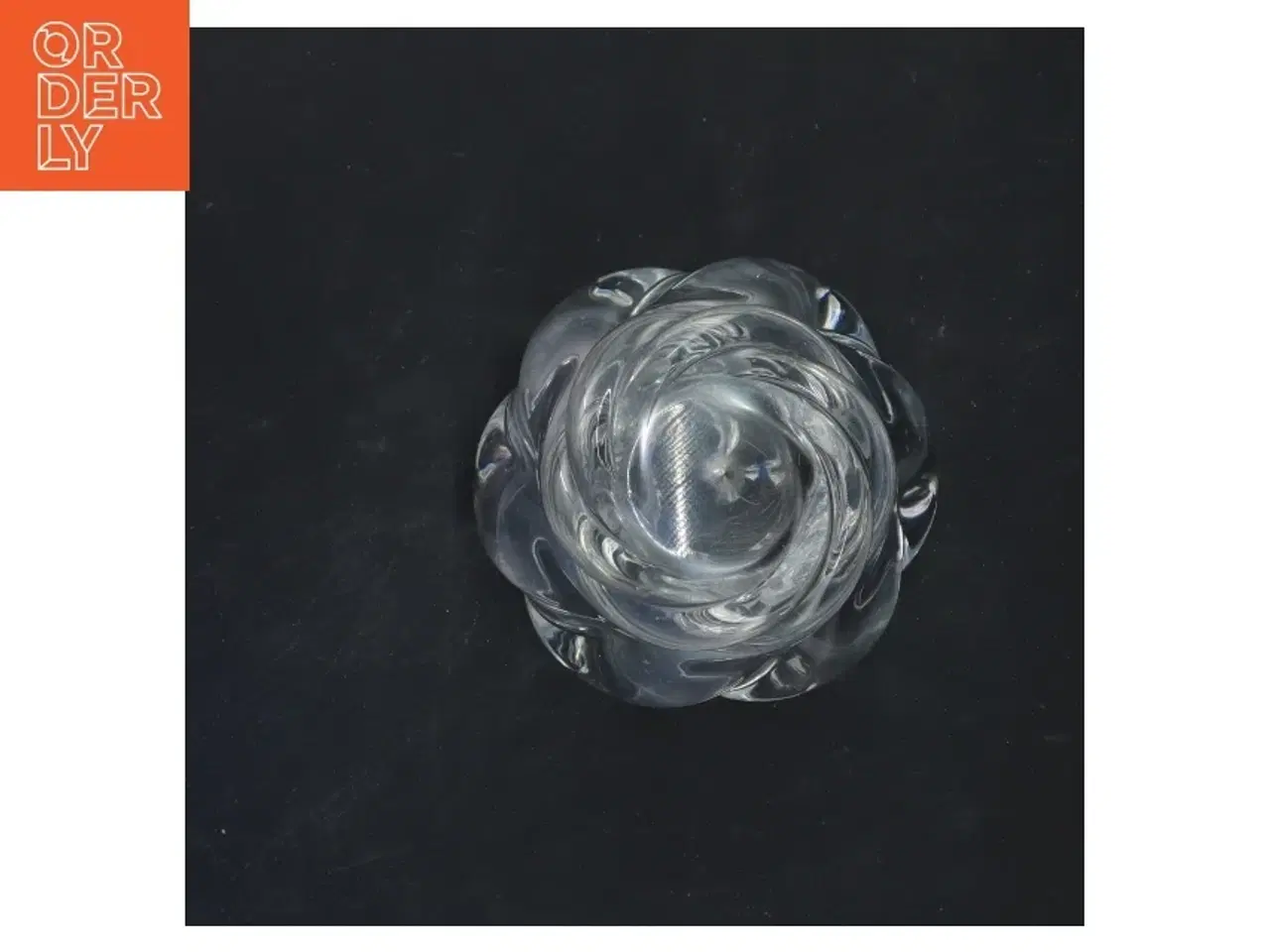 Billede 2 - Glaskunstvase (str. 11x11 cm)