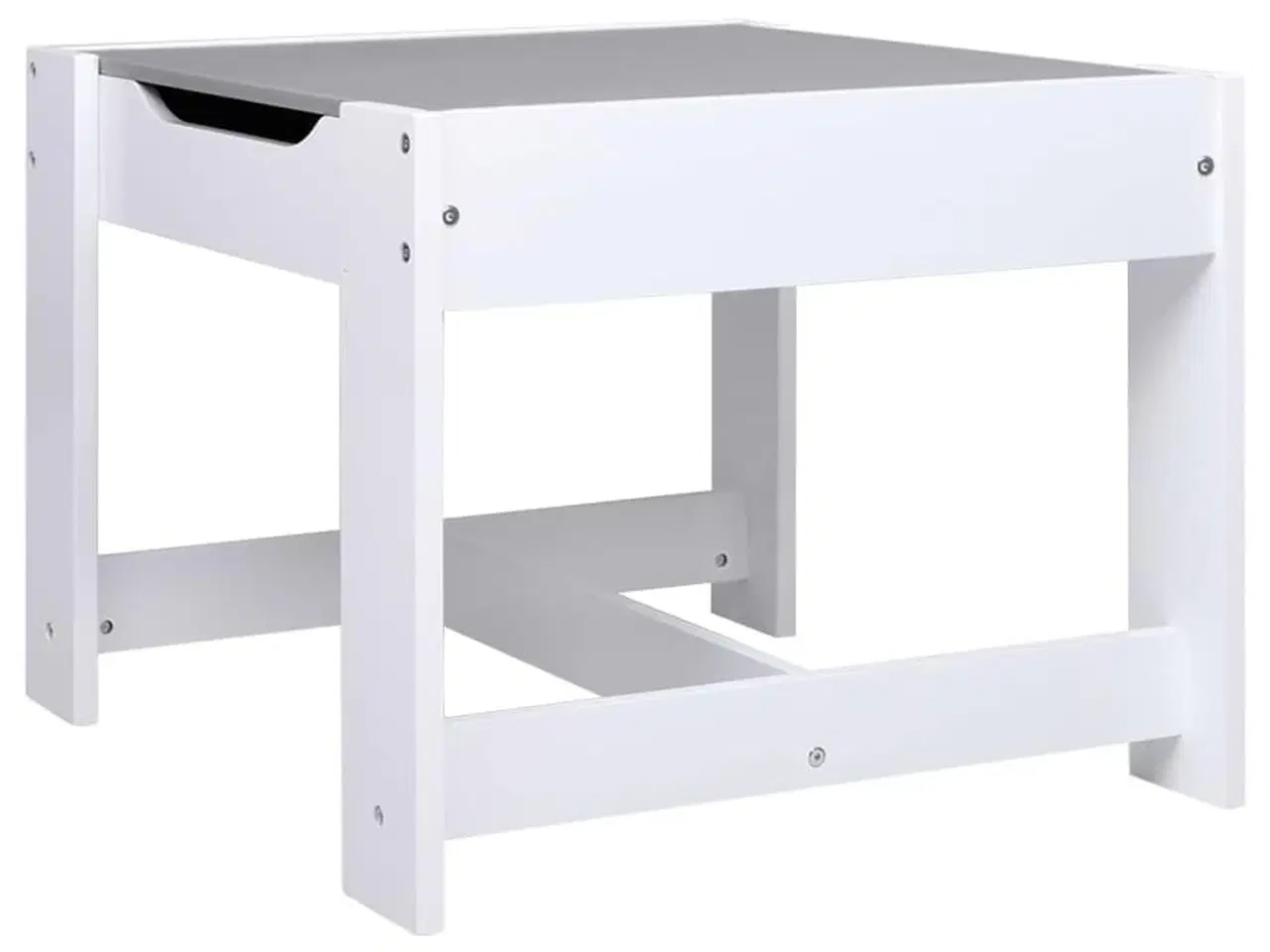Billede 5 - Børnebord med 2 stole MDF hvid