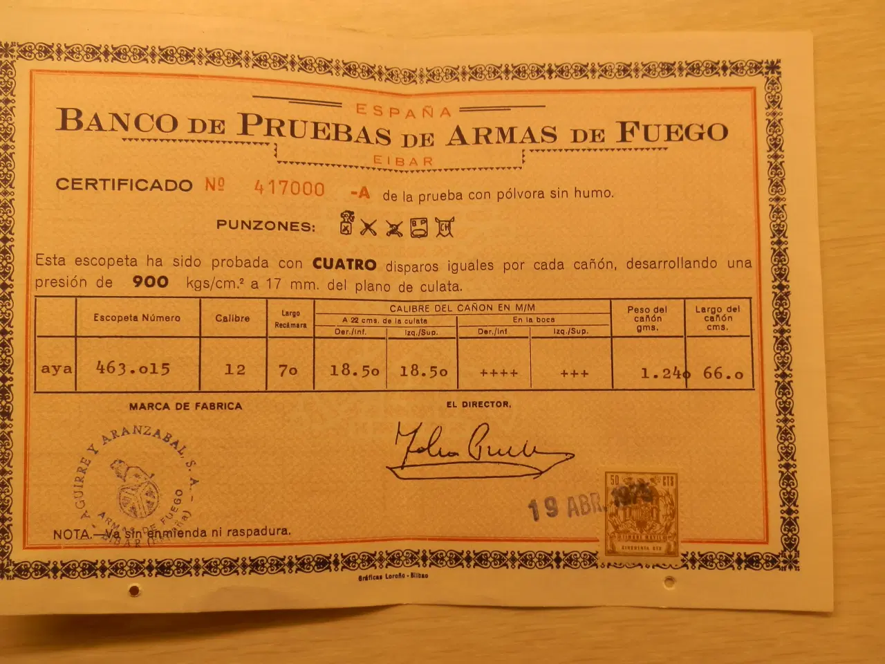 Billede 20 - Rigtigt Flot AYA Guldmann Præsident, Side by side.