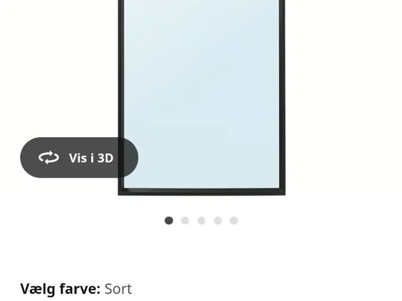 Billede 2 - Nissedal spejl 65X150 cm