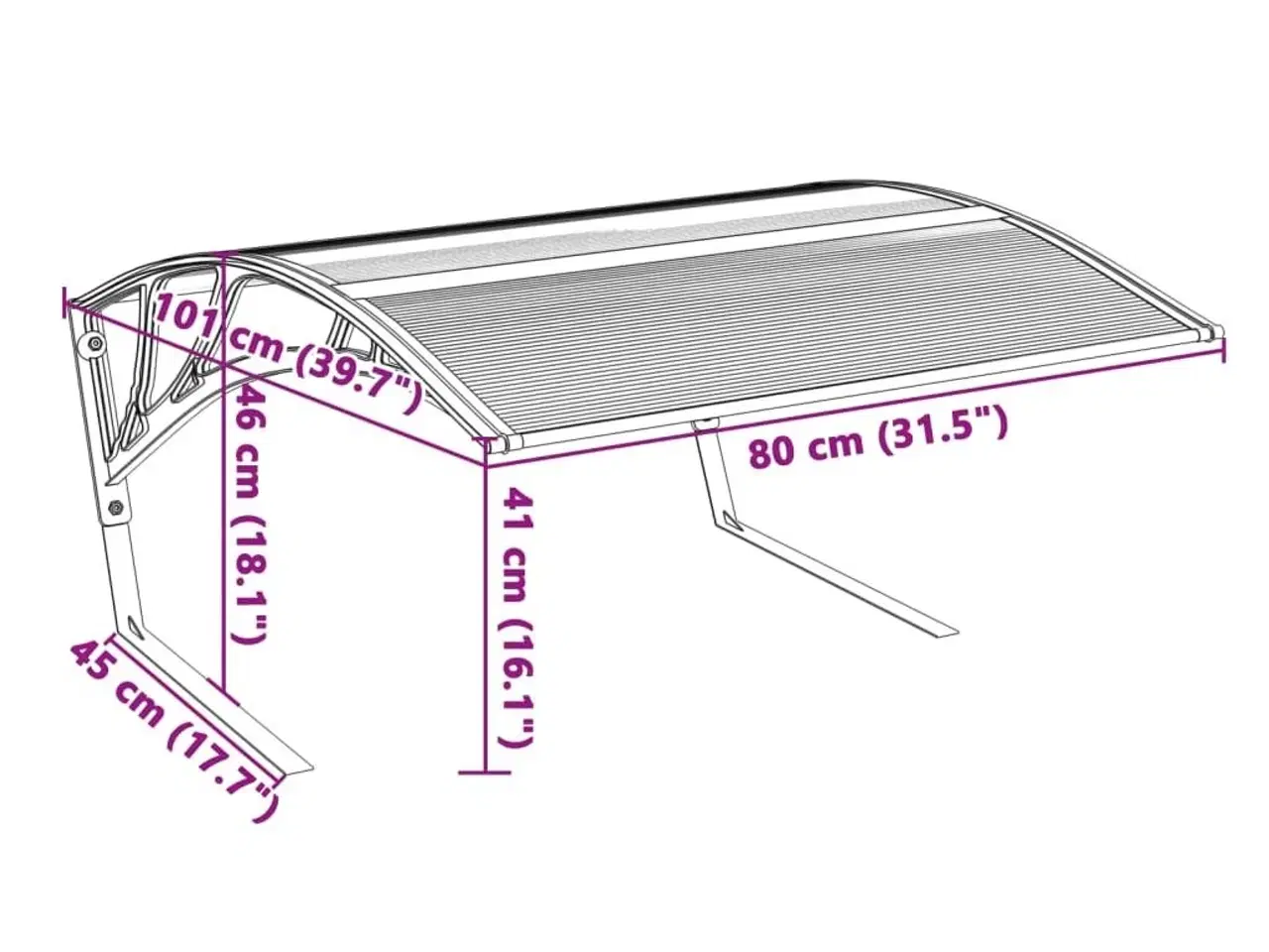 Billede 8 - Garage til robotplæneklipper 80x101x46 cm sort