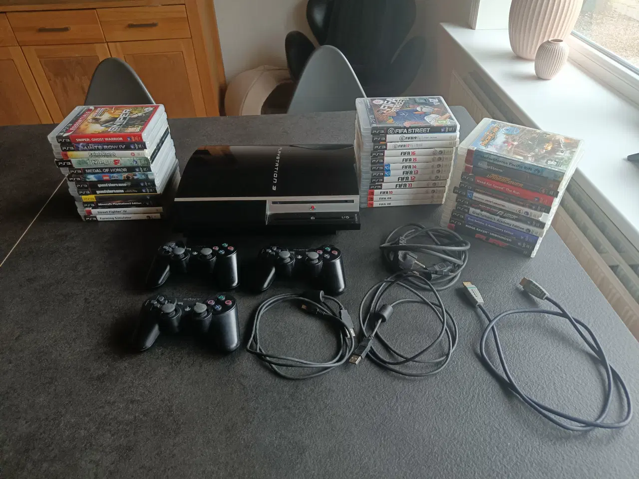 Billede 1 - PlayStation 3 med 35 spil