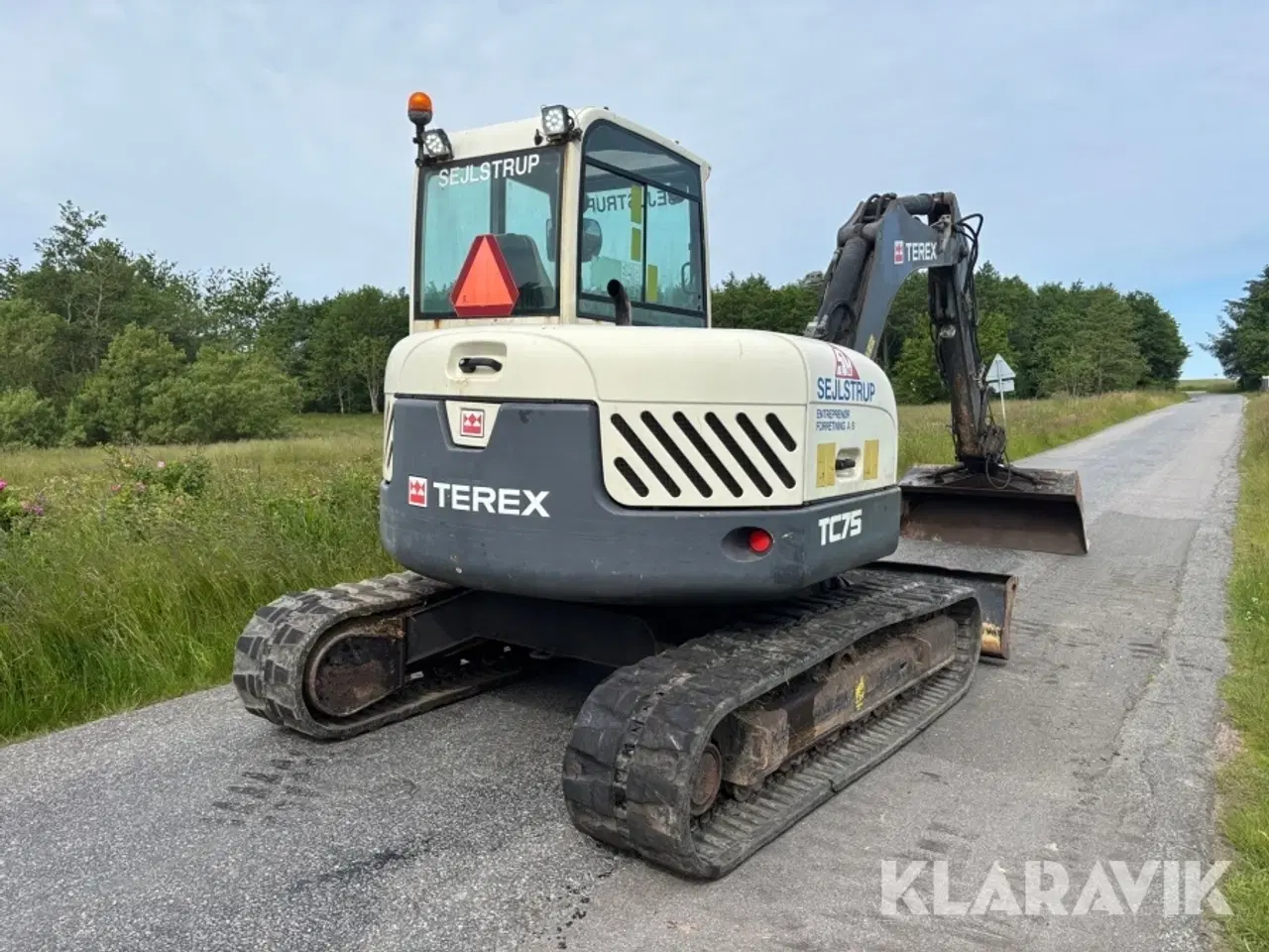 Billede 4 - Gravemaskine Terex TV75 med tilbehør