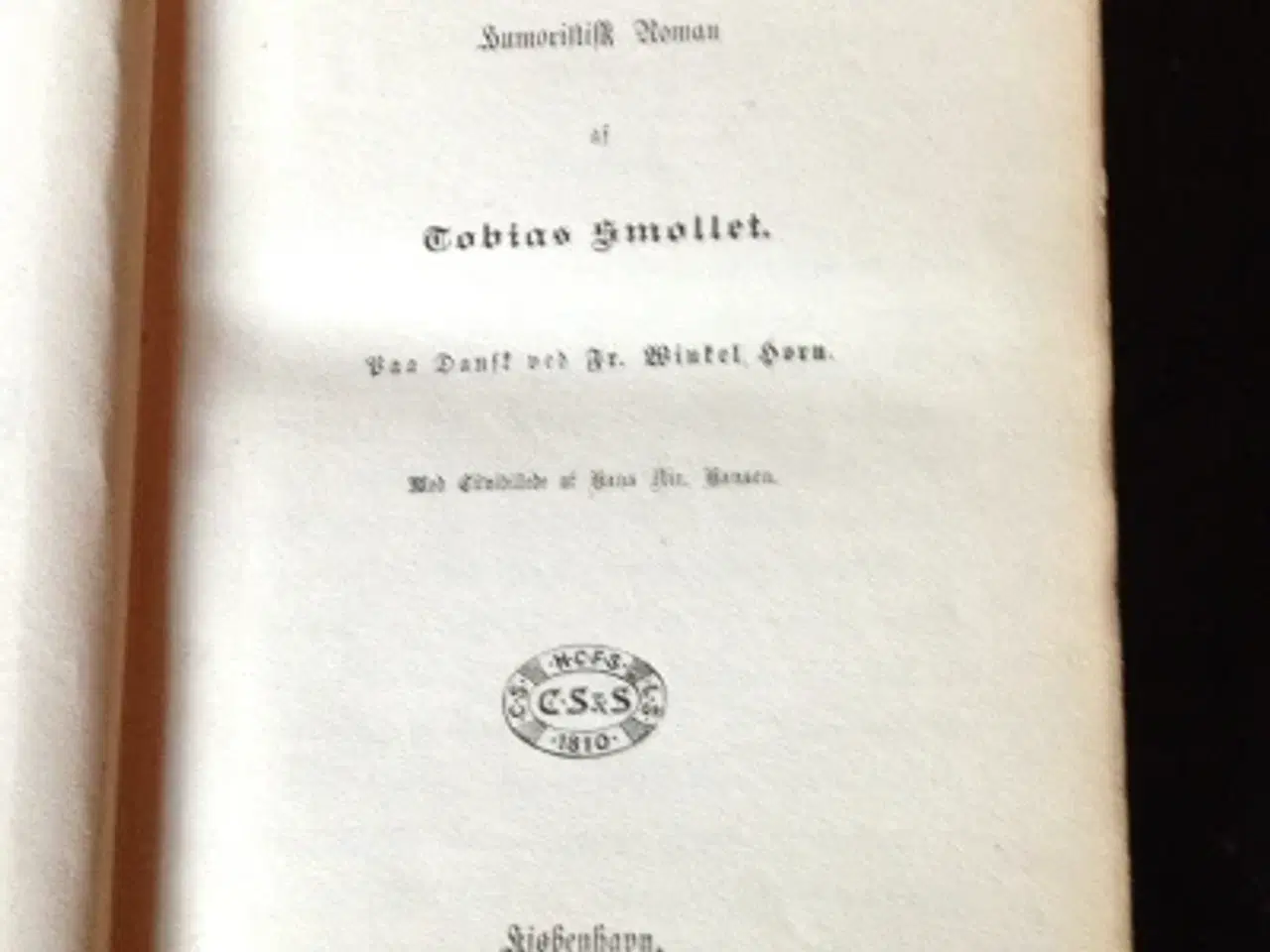 Billede 2 - Tobias Smollett: Peregrine Pickles Hændelser