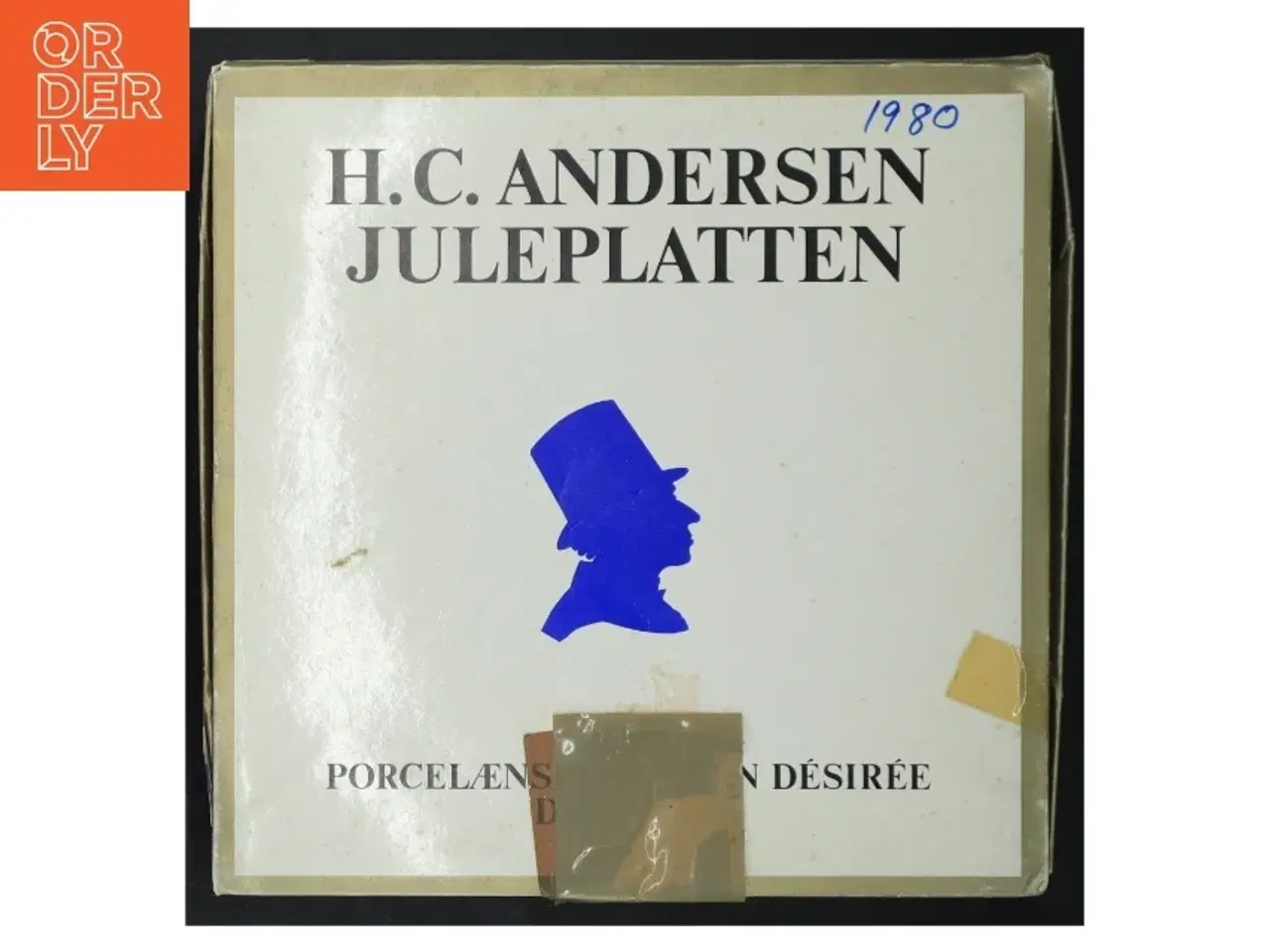 Billede 4 - H.C. Andersen juleplatte 1980 fra Desiree (str. Ø 19 cm)
