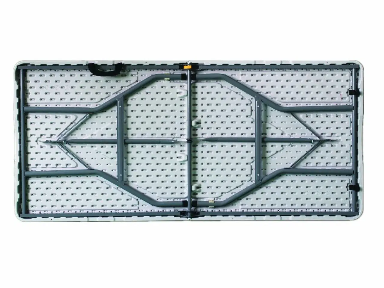 Billede 4 - Marbueno sammenklappeligt bord - hvid resin, 152 × 70 × 74 cm rektangulært