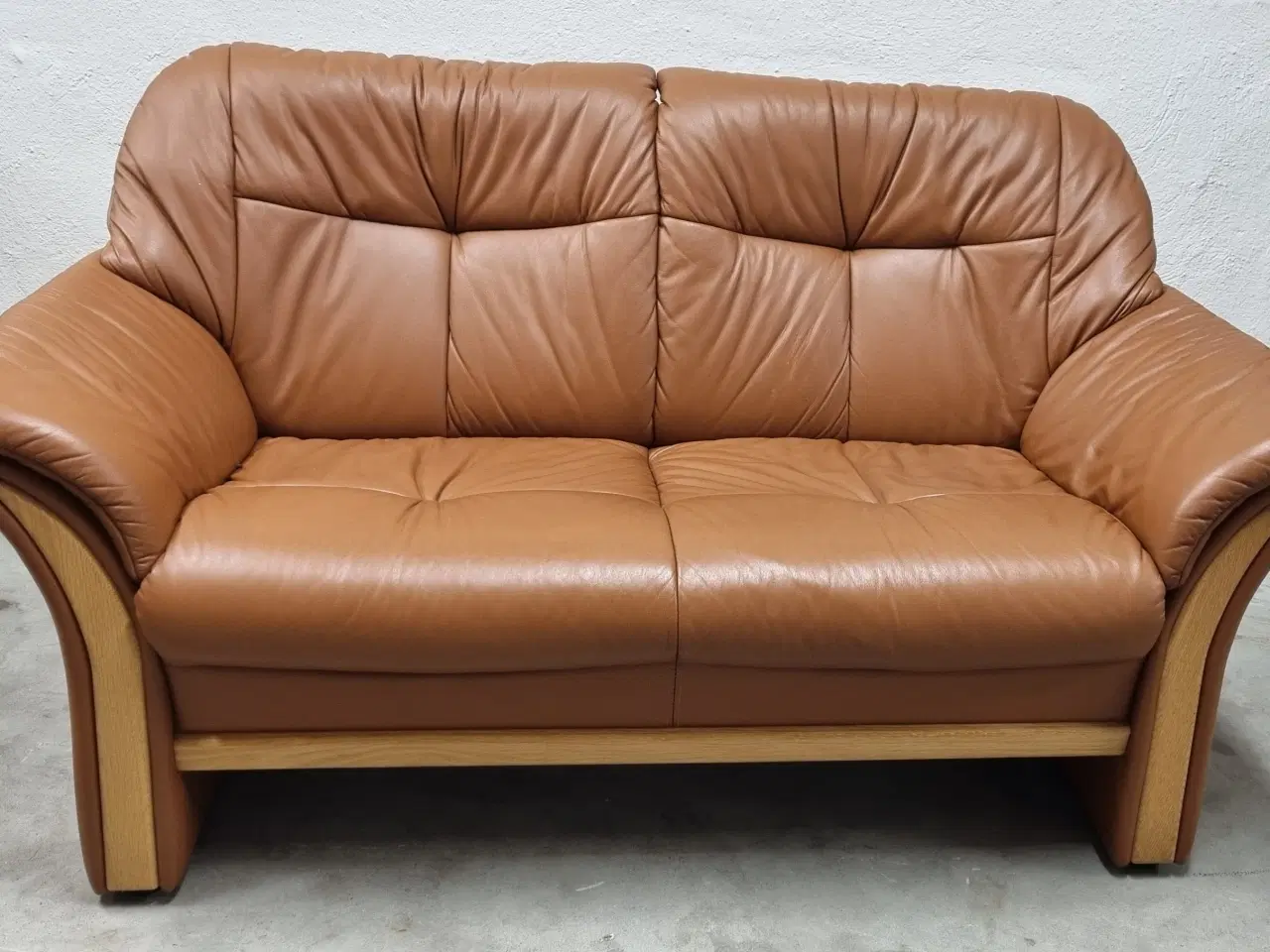 Billede 1 - LÆDER SOFA