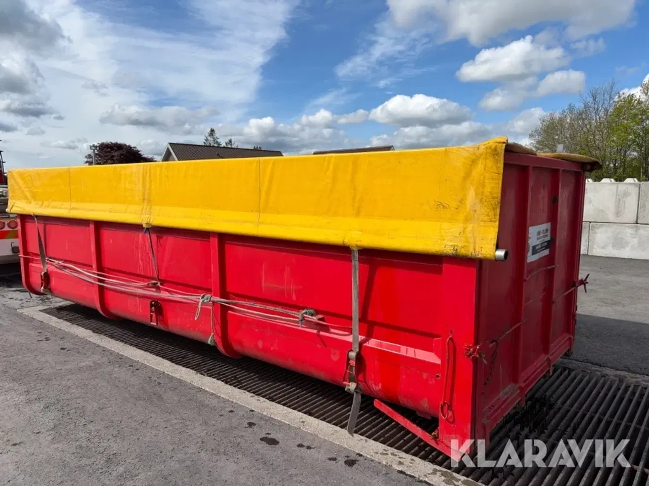 Billede 3 - Ladcontainer med rullepressening korntæt Micodan