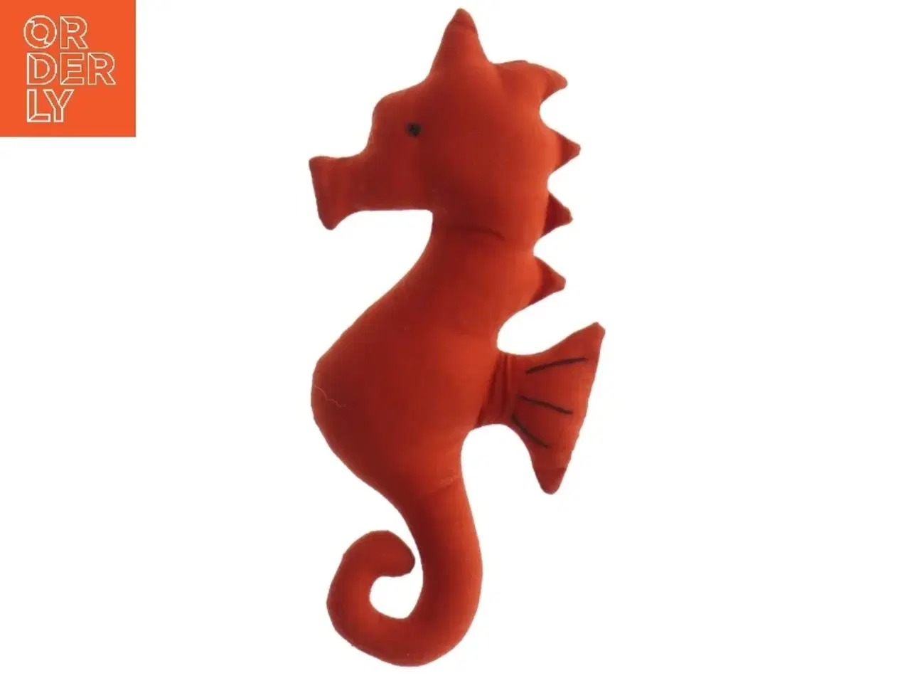 Billede 1 - Rød stof søhest (str. 16 cm)