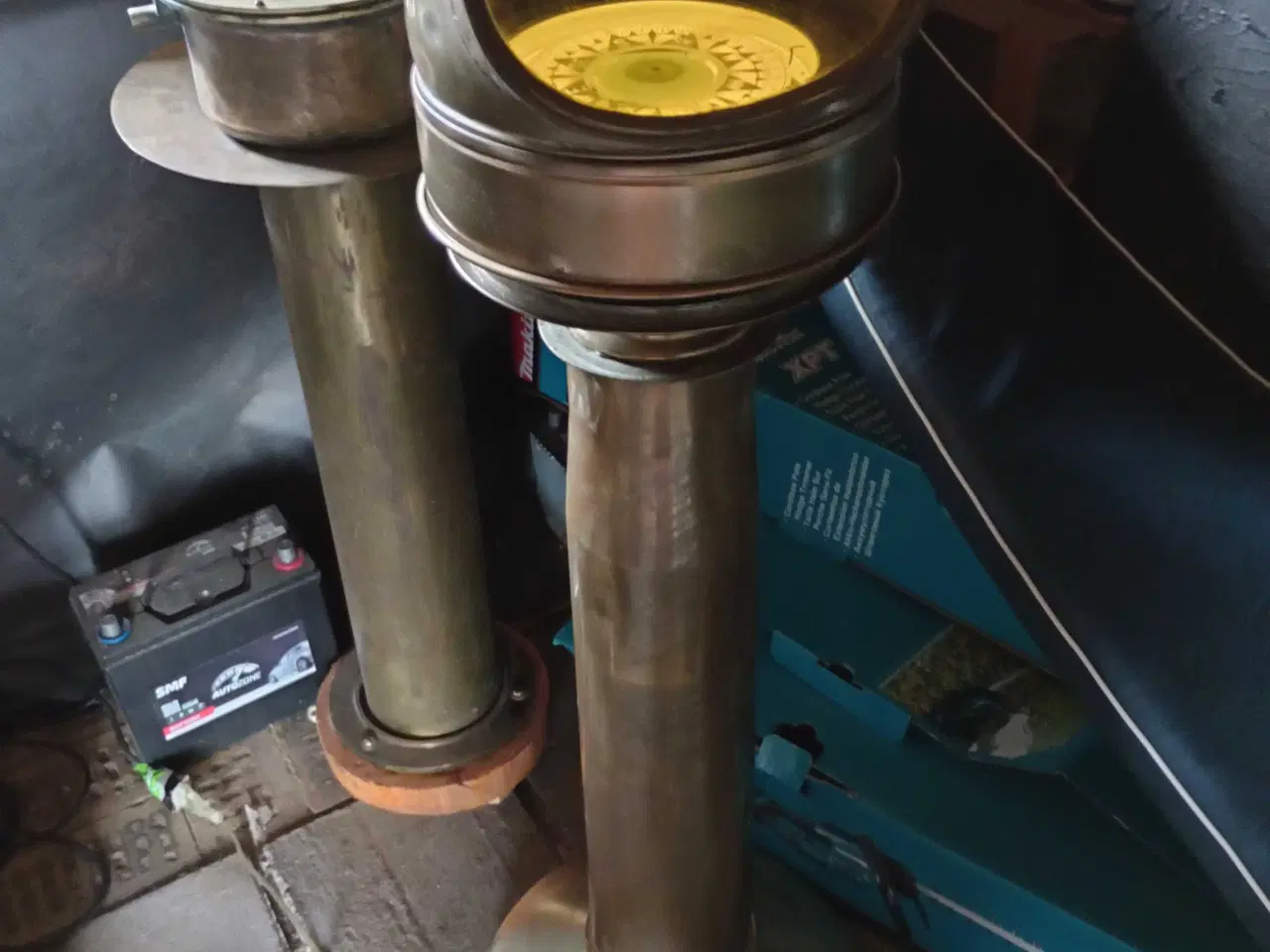 Billede 2 - Sladre kompas sat i nathus, med lys i bunden