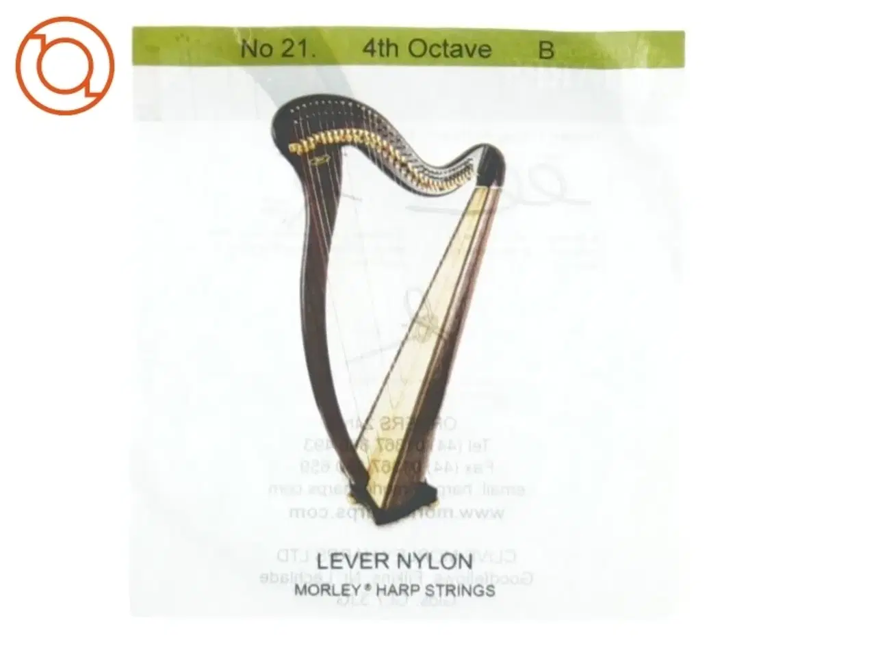 Billede 1 - Harpe streng fra Morley (str. 13 x 14 cm)