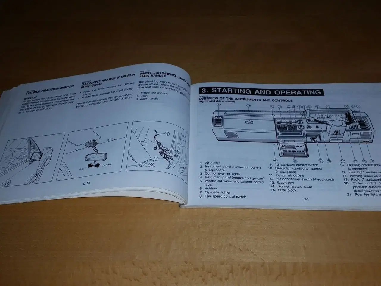 Billede 2 - Instruktionsbog Mazda B-serie.