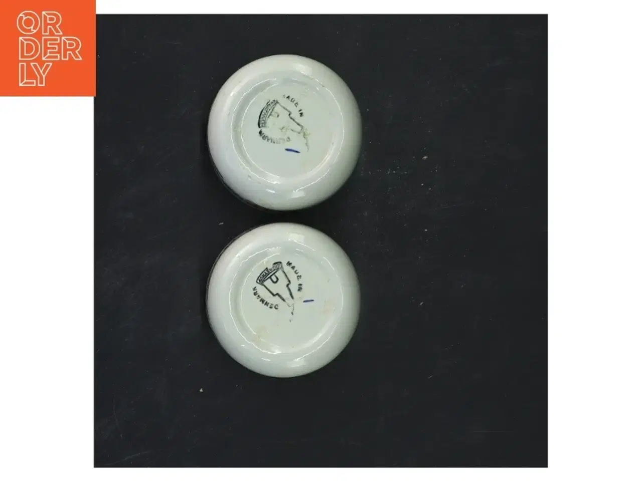 Billede 2 - Porcelæn fingersaltbægre (str. 4x6,5 cm)