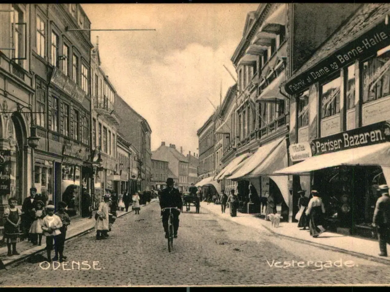 Billede 1 - Odense - Vestergade - Stender 8962 - Ubrugt - Flot Kort !!