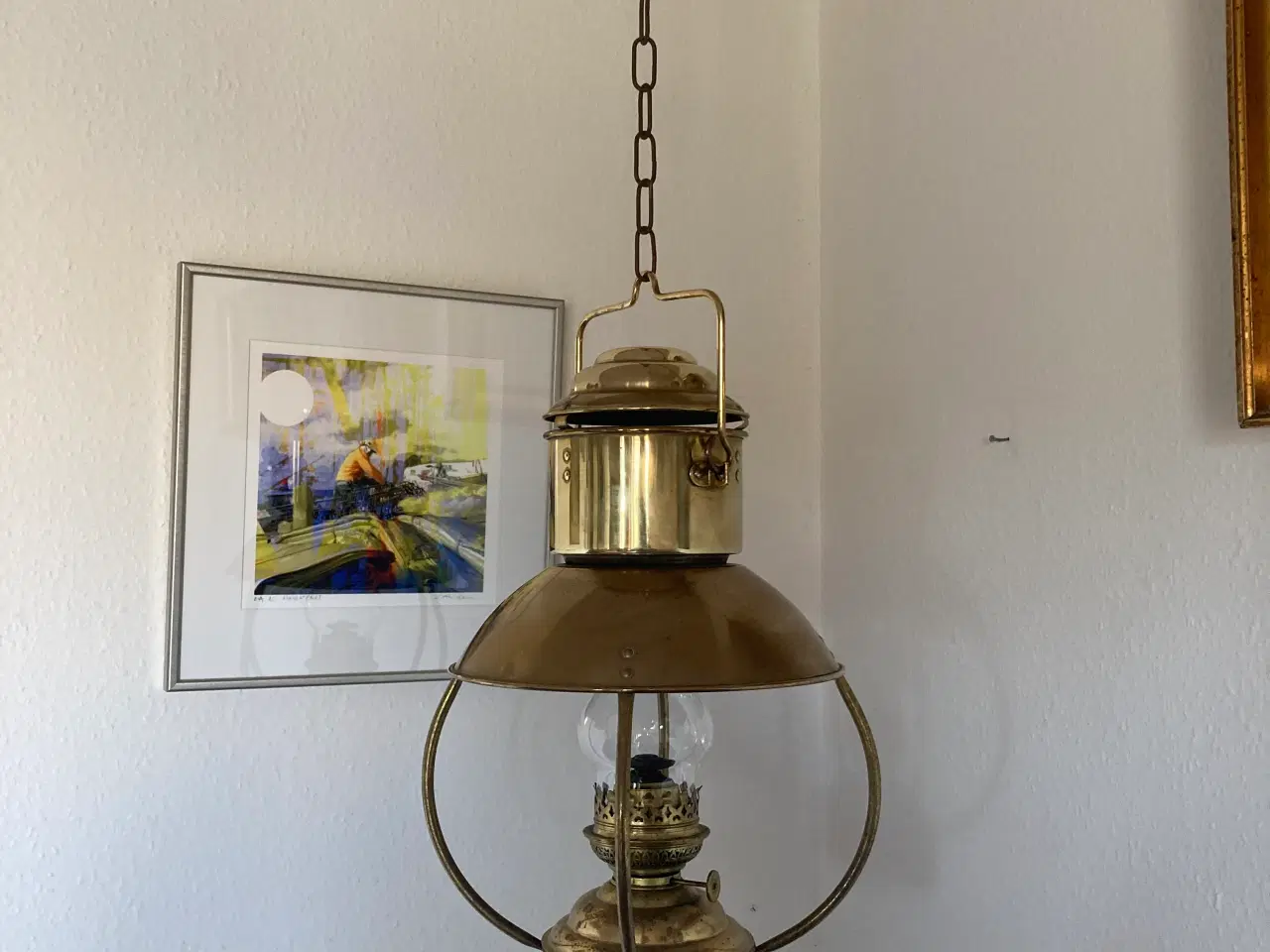 Billede 4 - Skibs lampe messing