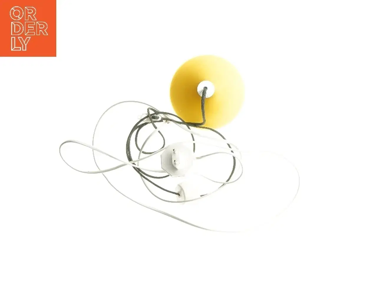 Billede 5 - Mini pendel gul lampe (str. Ø 14 cm)