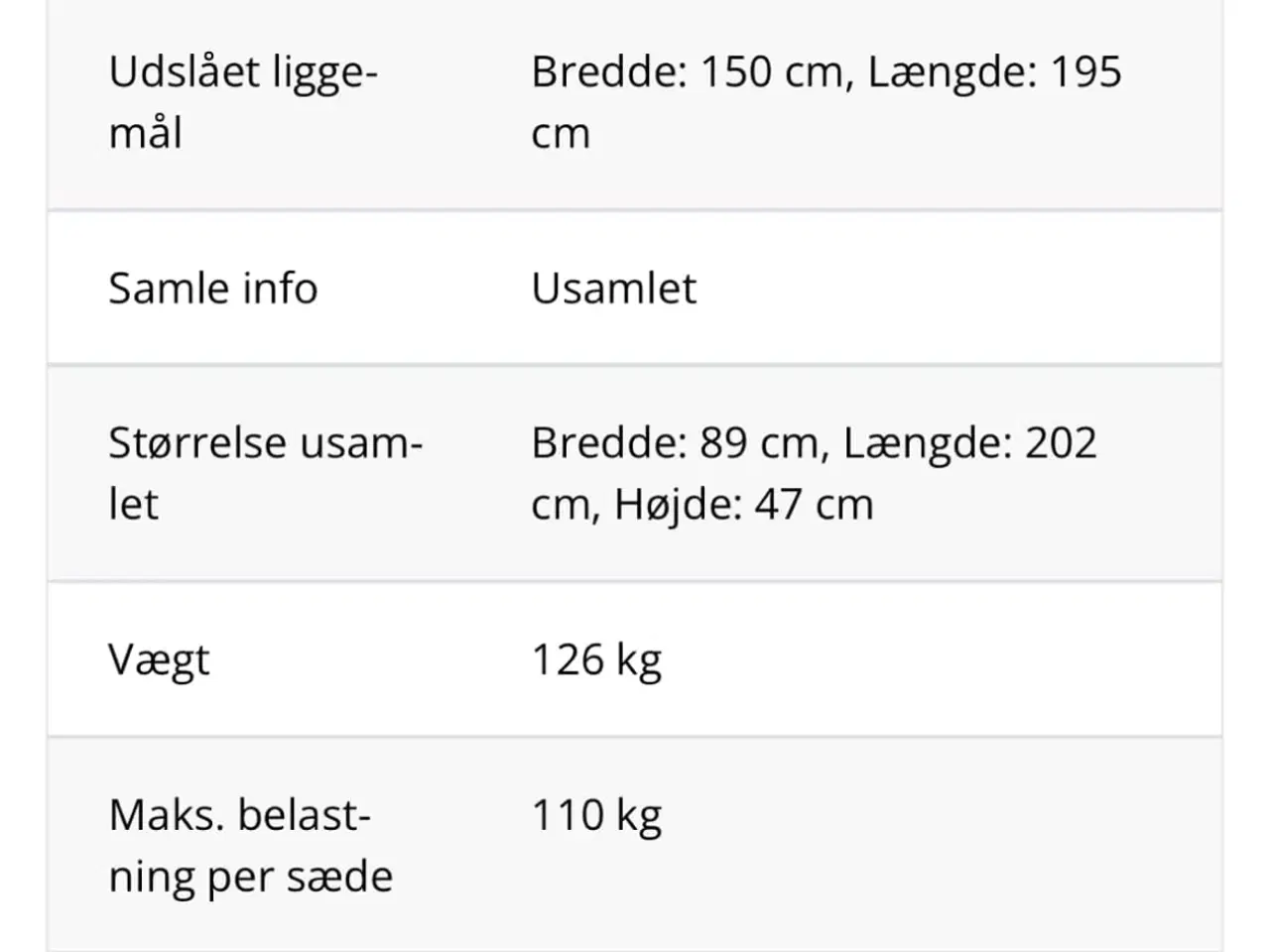 Billede 4 - Jysk Bedsted sofaseng med Chaiselong 