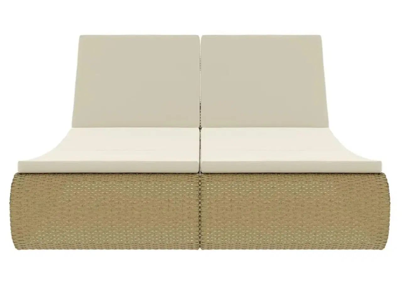 Billede 3 - Loungeseng polyrattan beige