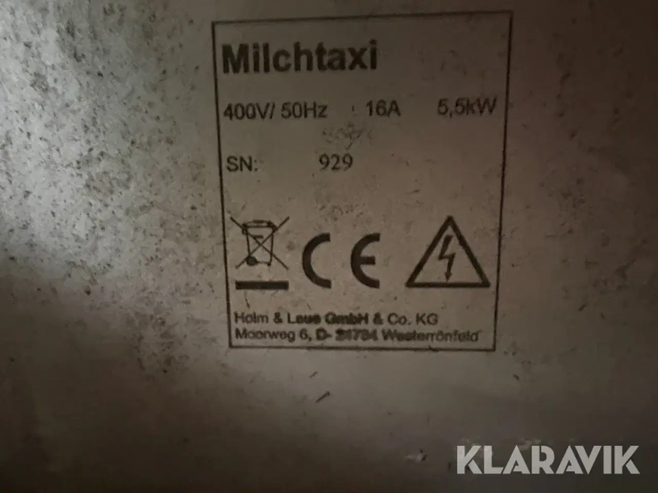 Billede 12 - Mælke taxi Calvex Milchtaxi