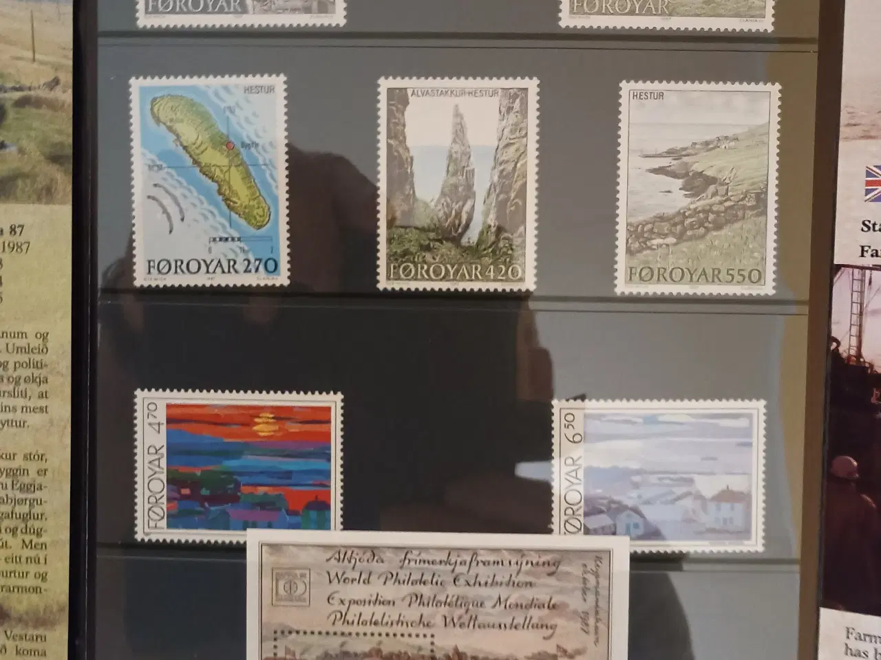 Billede 4 - Færøerne frimærker 1987.