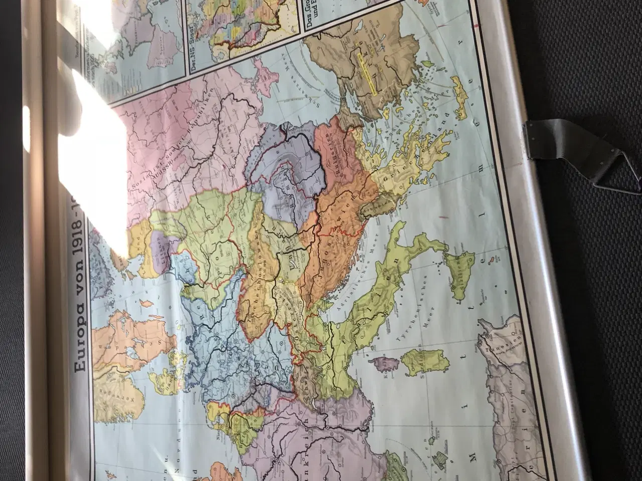 Billede 2 - Europa kort gammelt 